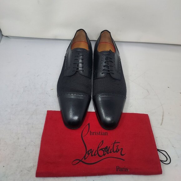 Christian Louboutin Black Mens Eygeny Lace Up Shoe main image 7